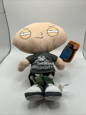 Family Guy  Stewie Plush 2010 new deadstock 12 inch doll with tags camo Nanco